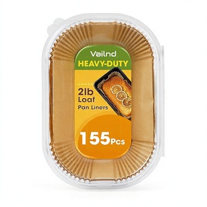 Loaf Pan Liners 155Pcs Non-Stick Parchment Paper 9x5 Inch Recyclable Heavy-Duty Food Grade Baking Supplies Bread Cakes - Product Image 1