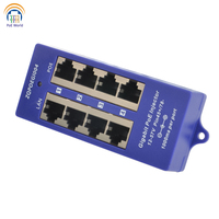 Injecteur PoE Gigabit à 4 ports GPOE-4B Compatible avec les broches PoE passif en Mode B de 24 volts 4,5 +/7,8-injecteur Midspan multiport