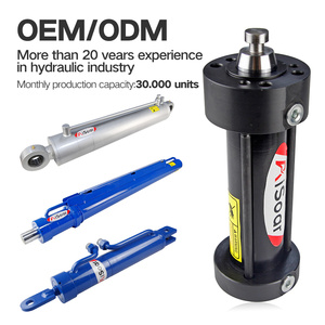 Xy lanh thủy lực tác động kép có bạc đạn cho máy xúc và cần cẩu Sany, thương hiệu AISOAR - Product Image 4