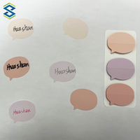 Bloc-notes personnalisé avec logo, planificateur minimaliste, palette de couleurs avec notes adhésives transparentes multi-formes en carton pour l'école et le bureau