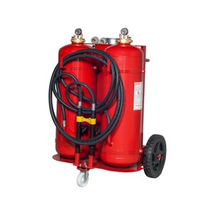 Dispositivo con Ruedas TWIN AGENT de Alta Calidad, 100 Kg de Polvo, Hecho en Italia - 100 L de Espuma - Código 30119 - Product Image 1