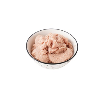 Golosinas enlatadas para gatos con etiqueta privada, bocadillos de comida húmeda para gatos y perros, ganancia muscular orgánica sin granos de calidad superior, comida para mascotas directa - Product Image 1