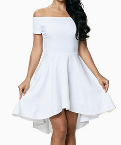 Robe Courte Élégante Femme 2026 Personnalisable avec Logo, sans Bretelles, Couleur Unie, Volants, pour Soirée, Club ou Tenue Décontractée Féminine - Product Image 3