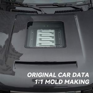 New <b>Car</b> Exterior Accessories Mecha Style Engine Hood <b>Cover</b> for Land Rover Defender Accessories - Product Image 4