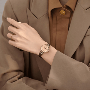 <span class=keywords><strong>Orologi</strong></span> da Polso Retrò di Alta Gamma con Quadrante Rotondo al Quarzo per <span class=keywords><strong>Donna</strong></span> con Cinturino in Pelle PU, Orologio alla Moda Semplice di Carattere per Ragazza, Idee <span class=keywords><strong>Regalo</strong></span> - Product Image 4