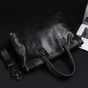 حقيبة Mecbook مخصصة أنيقة للسيدات جلد طبيعي كتف واحد متقاطع مع الجسم حبال كمبيوتر محمول بأكمام منتفخة - Product Image 2