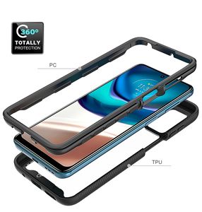 Marco de goma armadura Triple a prueba de golpes, funda de teléfono acrílico transparente para Motorola <span class=keywords><strong>Moto</strong></span> G42 G51 G71 <span class=keywords><strong>Power</strong></span> Pure 5G 2022, funda de parachoques - Product Image 6