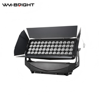 Светодиодный матричный светильник для улицы 48*20W RGBW 4-в-1, IP65, DMX512, с независимым управлением по восьми сегментам, алюминиевый корпус, высокий CRI 90