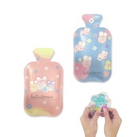 Chauffe-mains réutilisable à gel magique à pression, chauffe-mains instantané, pochette chauffante à gel mignonne