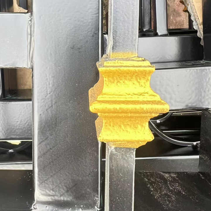 Cast Iron Stud Iron Railing Collar and Fence Baluster Collar for Wrought Iron Balcony Railing