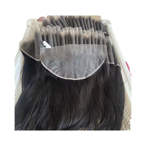 卸売 100%人毛 HDレースフロントウィッグ クロージャー 超薄型 <span class=keywords><strong>13</strong></span>*4 <span class=keywords><strong>13</strong></span>*<span class=keywords><strong>6</strong></span> フロント 2x6 トゥピー 工場直送 - Product Image 3