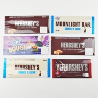Sacs en plastique Mylar thermoscellables imprimés sur mesure, sachets pour biscuits, bonbons, en-cas, emballages pour barres énergétiques, chocolat, sucettes glacées