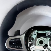 Volant en Suède à Chauffage et Vibration Intégrés pour BMW Série G G90 G87 G82 G80 G38 G31 G30 G21 G20 G12 G11 G06 G05 G01 M6