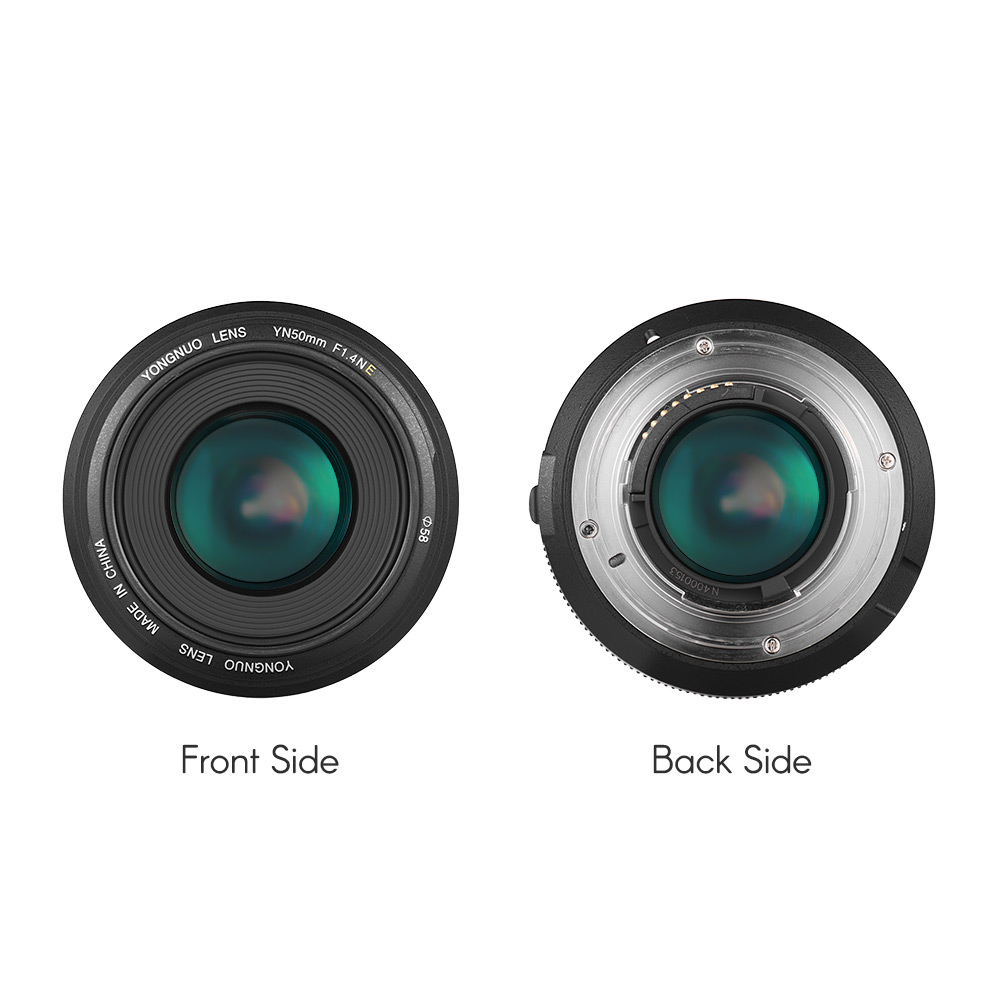 YONGNUO YN50MM 50MM F1.4N F1.4 E Standard PrimeAuto Lens AF/MFため