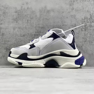 Chaussures de sport décontractées de style walking, unisexes, baskets plateforme de luxe, été printemps, noir blanc beige gris foncé - Product Image 6