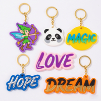 Pabrik Produsen Gantungan Kunci Logo Desain Hadiah Silikon Lembut Anime Gantungan Kunci Personal Karet Lembut 2D Gantungan Kunci Pvc Kustom