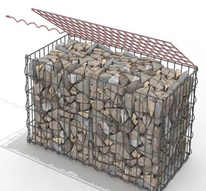 Galvanized Welded Steel Gabion Box <b>Mesh</b> Square 10mm Hole with Cutting Service for Slope Reinforcement and <b>Garden</b> Applications - Product Image 4