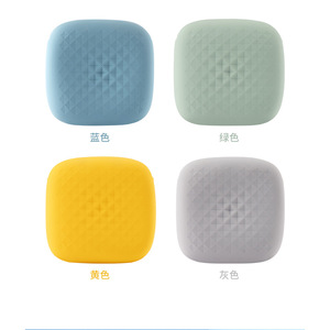 Custom Cartoon Silicone Coin Purse Magnetic Closure Waterproof Storage Bag For Children Everyday Use Gray Yellow Blue Green - Product Image 5