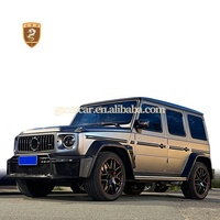Kit carrosserie style BB 800 pour Mercedes Benz Classe G W465 en matériau PP : Lame avant, Calandre avant, Capot moteur, Pare-chocs arrière, Aileron arrière