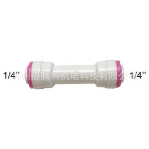 Vanne de retenue 1/4 po, raccord rapide droit pour machine de traitement de l'eau, en ABS, utilisation à température normale - Product Image 4