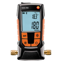 Manómetro digital de vacío/micrómetro Testo 552 original, superventas, para rango de 0-20000 micrones, precisión de 10 micrones, OEM