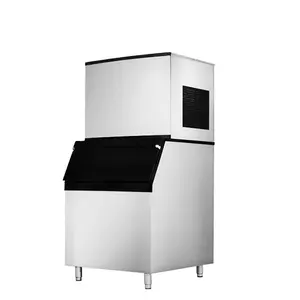 Machine à glace industrielle, en plastique, cube, 150KG/jour, ddie, ZF150