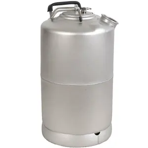 Thủ Công Bia 15L Thép Không Gỉ Làm Sạch Keg Với Người Đứng Đầu Đơn