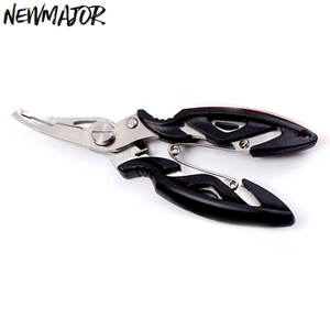 NEWMAJOR Alicates de <span class=keywords><strong>Pesca</strong></span> de Acero Inoxidable de 13 cm, Cortador de Línea Trenzada, 5 Colores <span class=keywords><strong>para</strong></span> Agua Salada y Agua Dulce - Product Image 1
