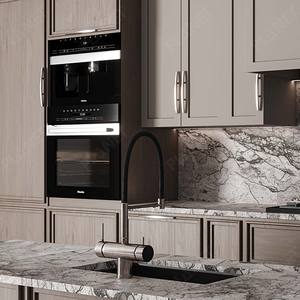 Tout nouveau tout en bois massif rouge cerise chêne palissandre noyer teck armoires de cuisine - Product Image 4