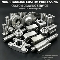 Composants en aluminium et acier inoxydable usinés CNC OEM, service de fraisage et tournage de précision sur mesure pour pièces mécaniques