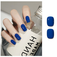 Créez vos propres bouteilles de luxe de marque 15ML automne et hiver couleur bleue vernis gel UV
