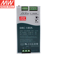 Alimentation à découpage Mean Well série DRC-180 180W à sortie unique avec chargeur de batterie (fonction UPS) 13,8V/27,6V