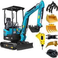 China Shandong Factory CE EPA EURO5 Mini Crawler Excavator