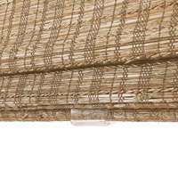 Stores en bois tissé naturel sur mesure, stores en paille naturelle, stores filtrant la lumière pour véranda et café