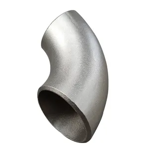 Market popular Pipe Tubes Fitting 90 Degree 304 316L sanitary aluminium brass elbow butt weld