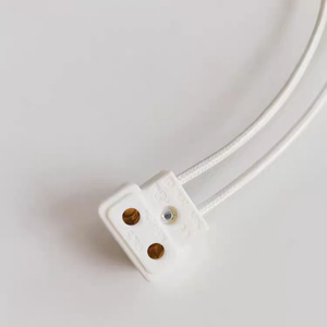 Honeyfly gốm g9.5 giữ đèn 500V 20W với 10cm cáp chịu nhiệt độ cao ổ cắm kết nối cơ sở Bộ chuyển đổi - Product Image 1