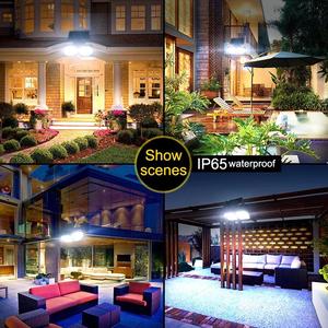 138/171/122/108LED Solaire Capteur de Mouvement de Lumières Têtes Orientables Lampe Solaire Extérieure Imperméable Lumineuse Superbe Applique murale pour <span class=keywords><strong>Jardin</strong></span> - Product Image 6