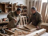 Meubles de cuisine japonais gris en bois massif écologique, organisateur coulissant, étagère à épices fine, glissières de tiroir à roulement à billes, fermeture douce