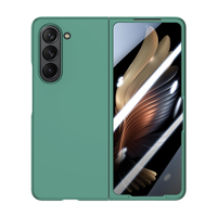 Casing HP Lipat Matte PC Full Cover Kaca Depan Laris untuk Samsung Galaxy Z Fold 5 5G
