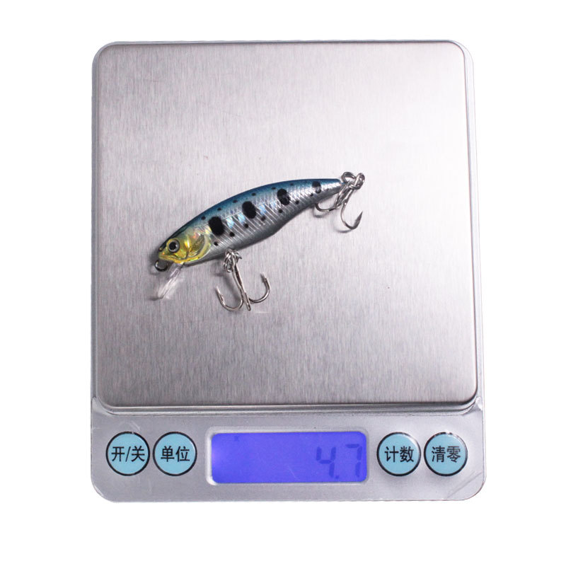 burle fishing lures Burle Fishing Hard Minnow Lure with 3D Eyes & Built-In Steel Ball Noise for  Bass, Salmon, and More