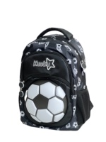 Sac à dos scolaire KUOBU personnalisé avec logo, en polyester durable, fermeture éclair, système de soutien dorsal ergonomique, compartiment pour ordinateur