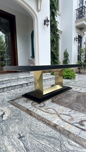 Base de table à manger moderne avec design géométrique pour meubles de maison, prix de gros du Vietnam - Product Image 2