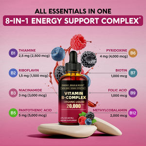 Gotas de Vitamina <span class=keywords><strong>B</strong></span> Compuesta OEM/ODM con Ocho Vitaminas <span class=keywords><strong>B</strong></span> Esenciales para Apoyar el Metabolismo Energético y el Sistema Nervioso - Product Image 5
