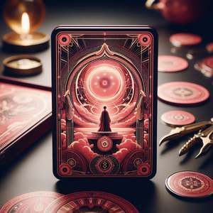 بوصلة مخصصة من المصنع ، طاولة تارو بلاتين غامضة ، تصميم محمول ، متوفر بالجملة - Product Image 5