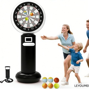 Jeu de fléchettes gonflable géant avec balles collantes, jouet familial sûr pour enfants et adultes, idéal pour le jardin et les activités de fête - Product Image 5