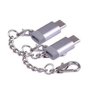 2A <span class=keywords><strong>Micro</strong></span> <span class=keywords><strong>Usb</strong></span> 2,0 5 Pin hembra <span class=keywords><strong>a</strong></span> <span class=keywords><strong>Usb</strong></span> <span class=keywords><strong>tipo</strong></span> <span class=keywords><strong>C</strong></span> <span class=keywords><strong>Usb</strong></span> 3,0 adaptador macho <span class=keywords><strong>OTG</strong></span> con llavero para el ordenador portátil - Product Image 1