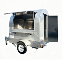 Mini camion de restauration, remorque de camping, chariot de restauration pour hot-dogs, camion de restauration mobile, cuisine entièrement équipée