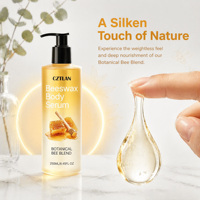 Sérum Corporel Personnalisé à la Cire d'Abeille, Huile Corporelle Éclat au Miel, Sérum de Massage Hydratant et Éclaircissant pour Femmes, Huile Corporelle Vitaminée pour le Corps