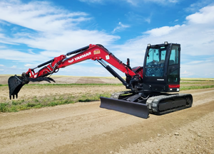 Mini-excavatrice d'occasion YANMAR ViO80 de 8 tonnes, prix avantageux, excavatrice sur chenilles à vendre, petite pelle d'occasion certifiée CE Yanmar - Product Image 3
