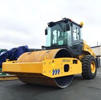 Compacteur routier à tambour unique de 14 tonnes XS143J, rouleau compresseur à haute pression XS143, en promotion à prix avantageux
